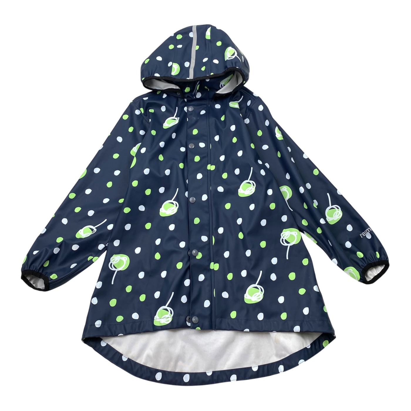 Reima kaste rain coat, navy blue | 128cm