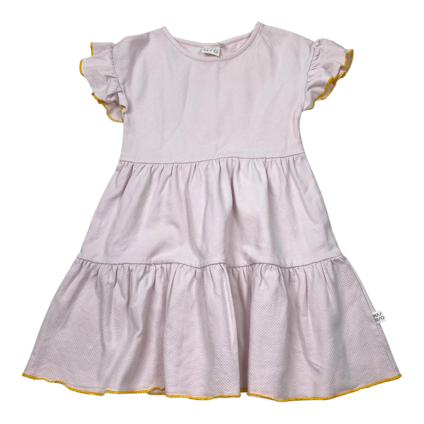 Mainio waffle dress, pink | 110/116cm