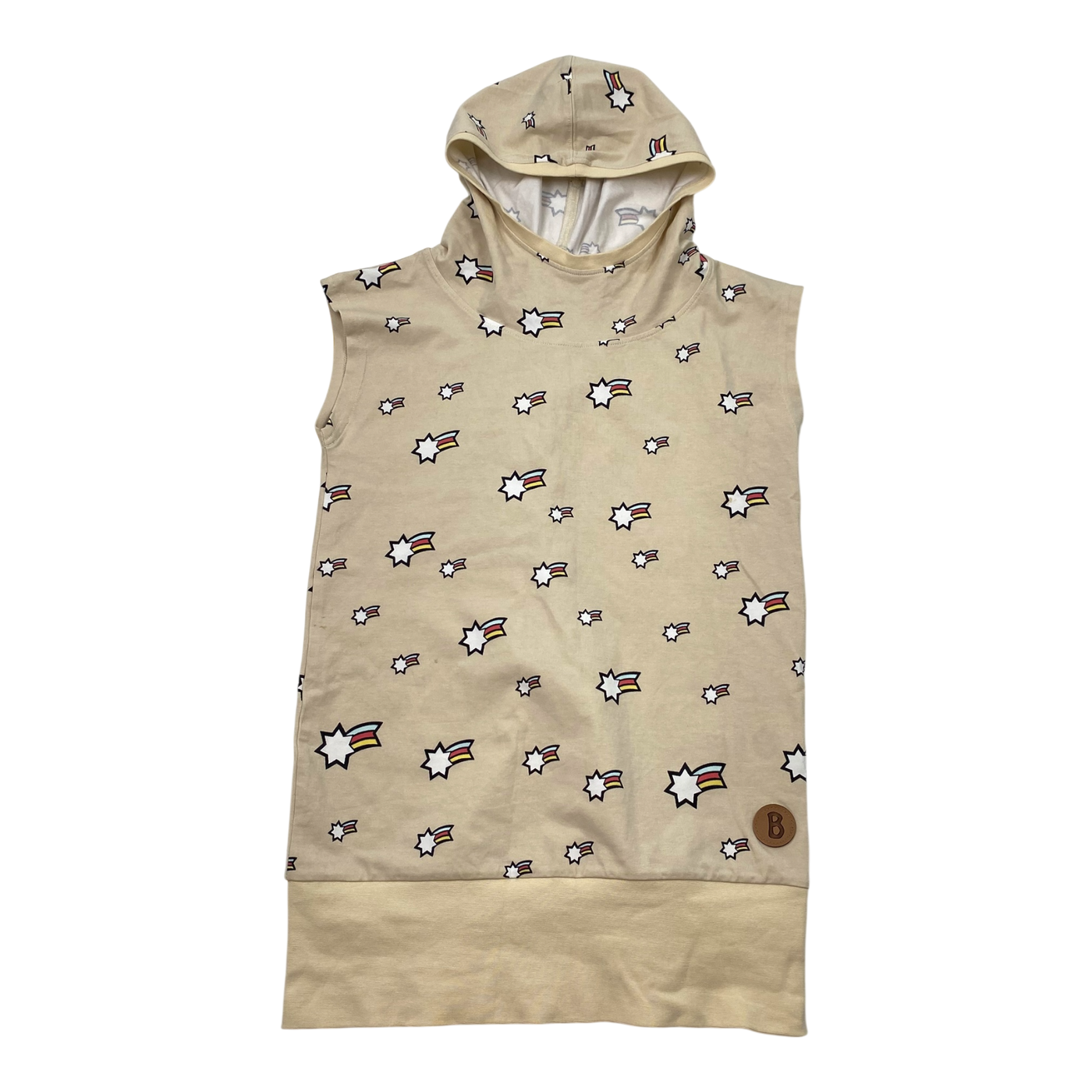 Blaa hooded shirt, beige | 146/152cm