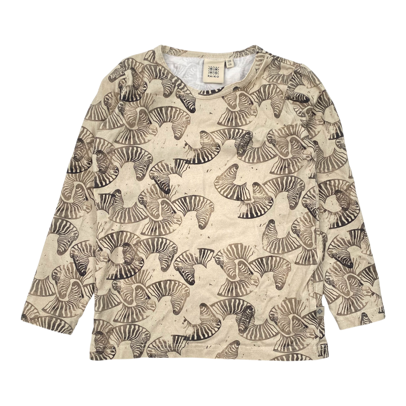 Kaiko shirt, zebra herd | 110/116cm
