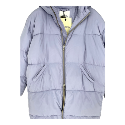 Embassy of Bricks and Logs elphin puffer jacket, lilac | unisex S