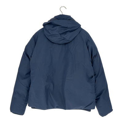 Embassy of Bricks and Logs hardwick puffer jacket, navy blue | unisex L