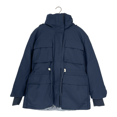 Embassy of Bricks and Logs norfolk parka, navy blue | unisex S