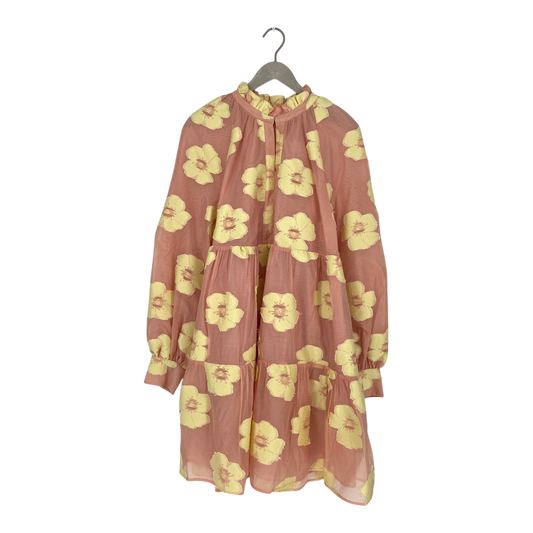 Stine Goya jasmine tiered mini dress, blush pink | woman XL