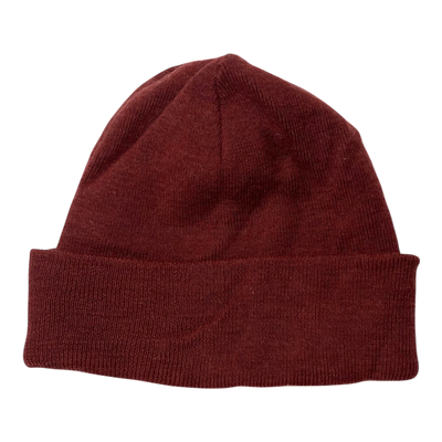 Metsola merino wool beanie, wine | 7-8y