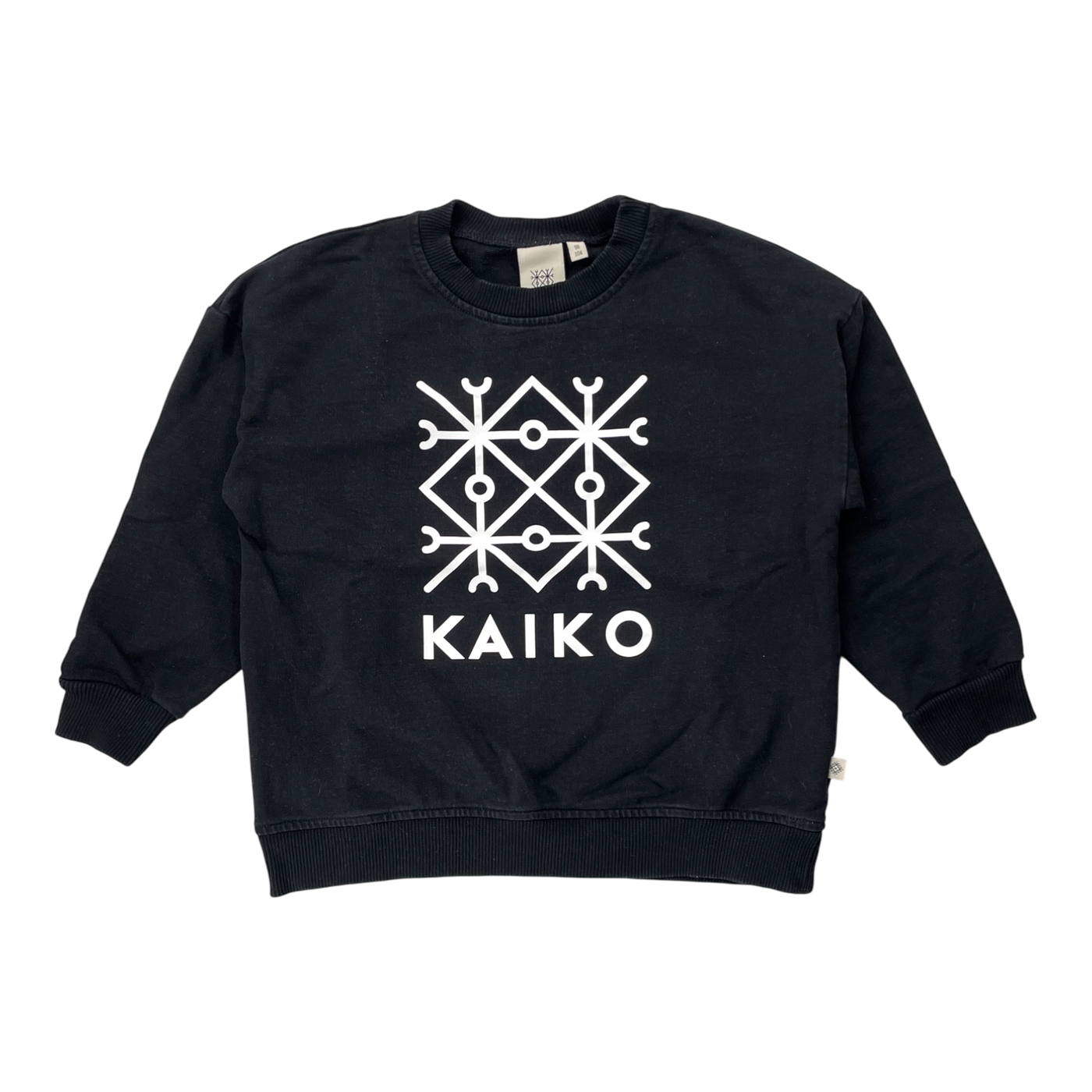 Kaiko logo sweatshirt, black | 98/104cm