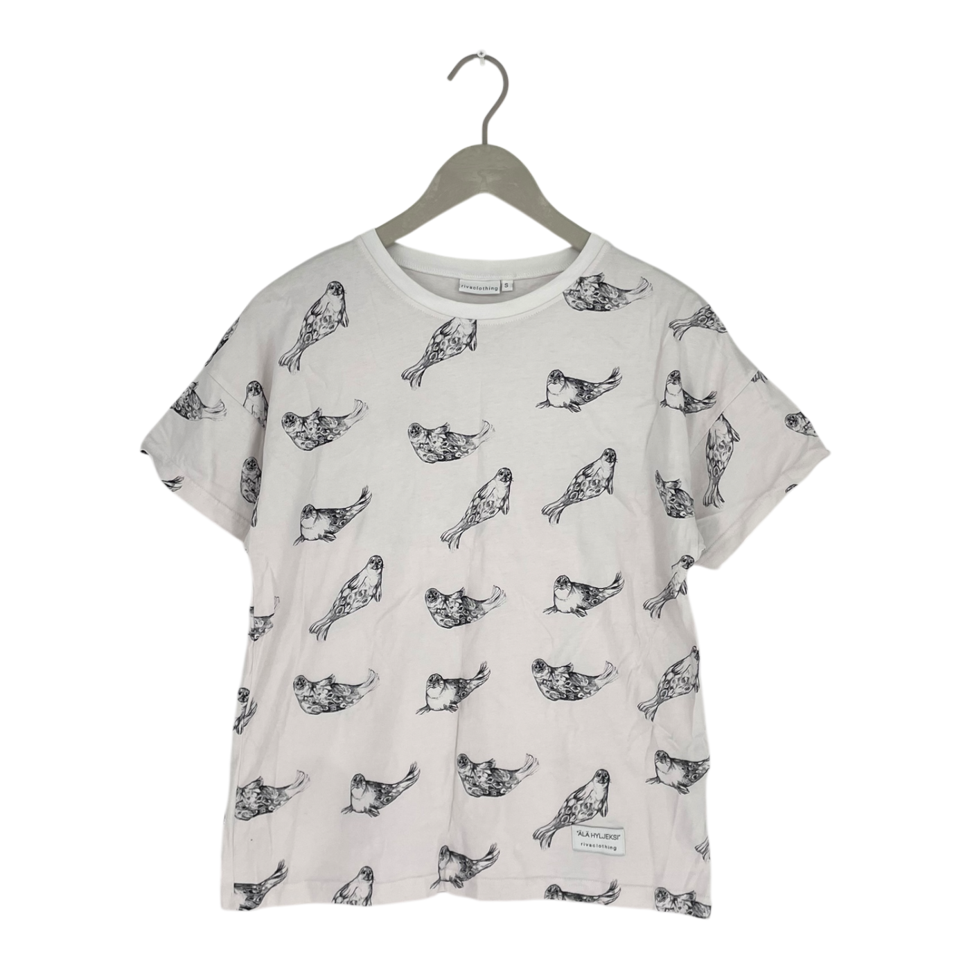 Riva Clothing älä hyljeksi t-shirt, seals | unisex S