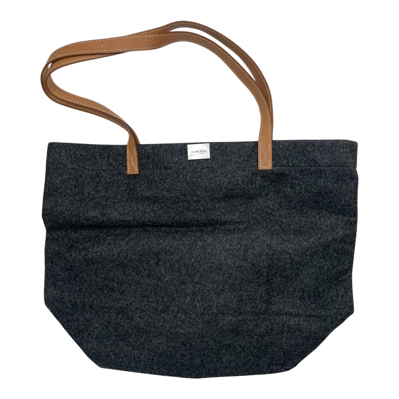 Globe Hope felt shoulder bag, grey