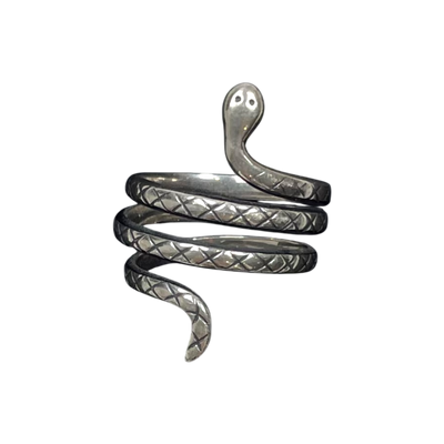 Kalevala Koru snake ring, silver