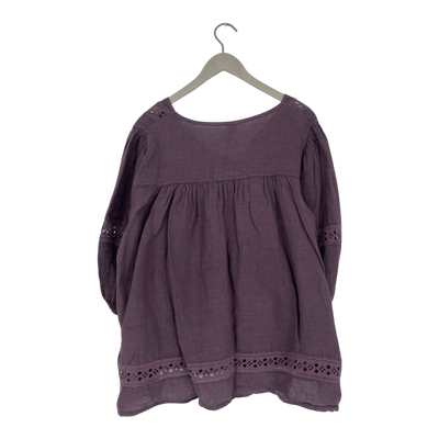 Bypias linen shirt, brown | woman onesize
