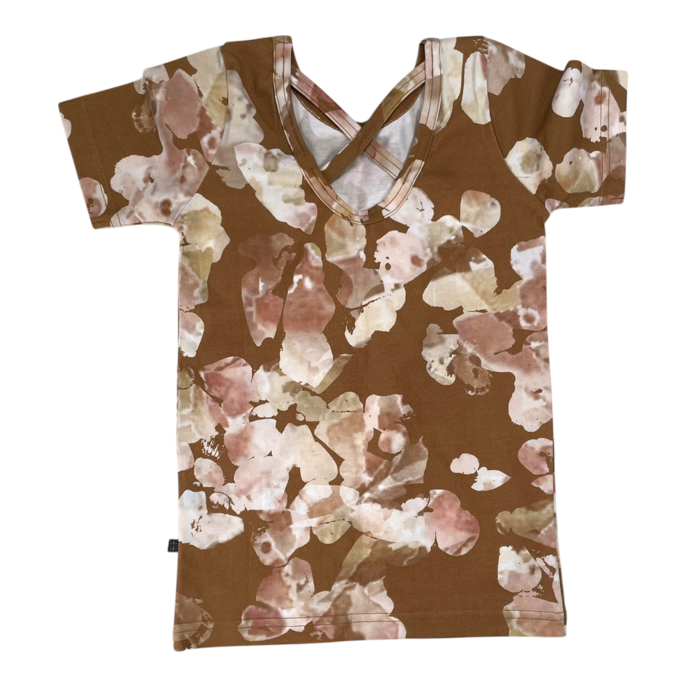 Kaiko cross t-shirt, marble meadow | 110cm