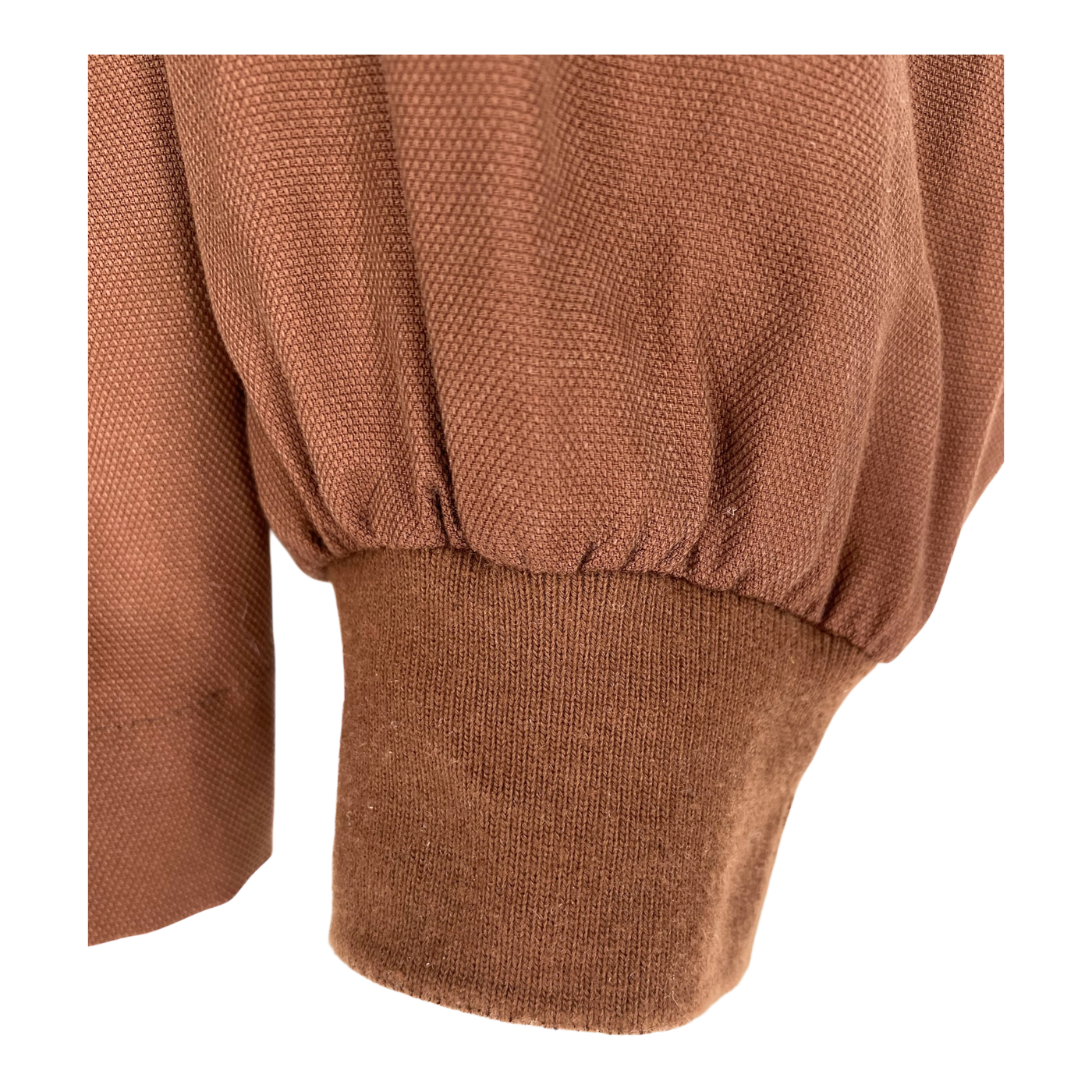 Esmé Studios pique shirt, brown | unisex S