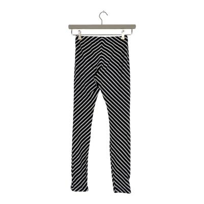 Papu stripe leggings, white/black | woman S