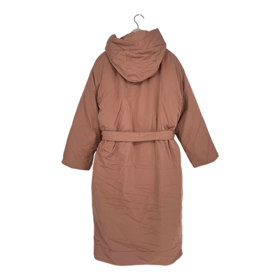 Embassy of Bricks and Logs flin flon puffer coat, salmon pink | woman S