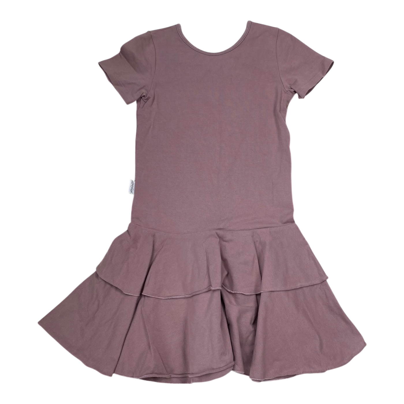 Gugguu t-shirt frilla dress, lavender | 140cm
