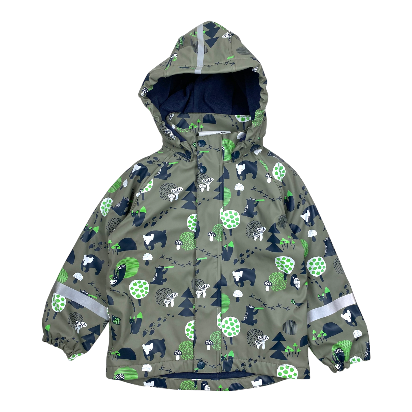 Reima koski rain jacket, forest animals | 104cm