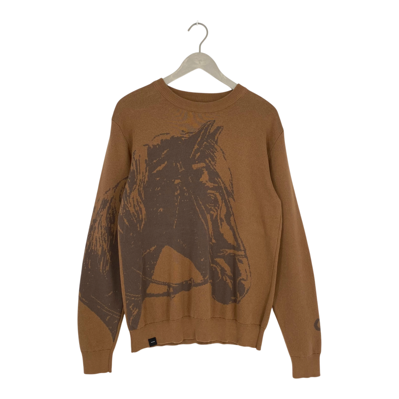 Makia universal knit sweater, horse | unisex M