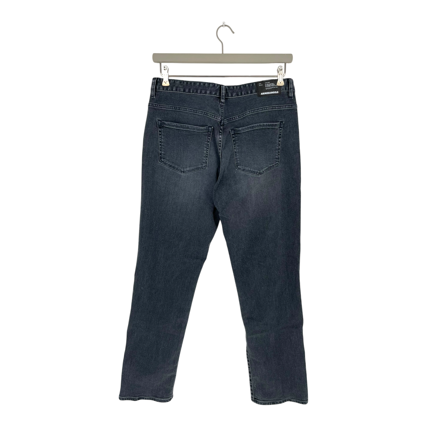Armedangels mid waist straight jeans, grey | W31 L32