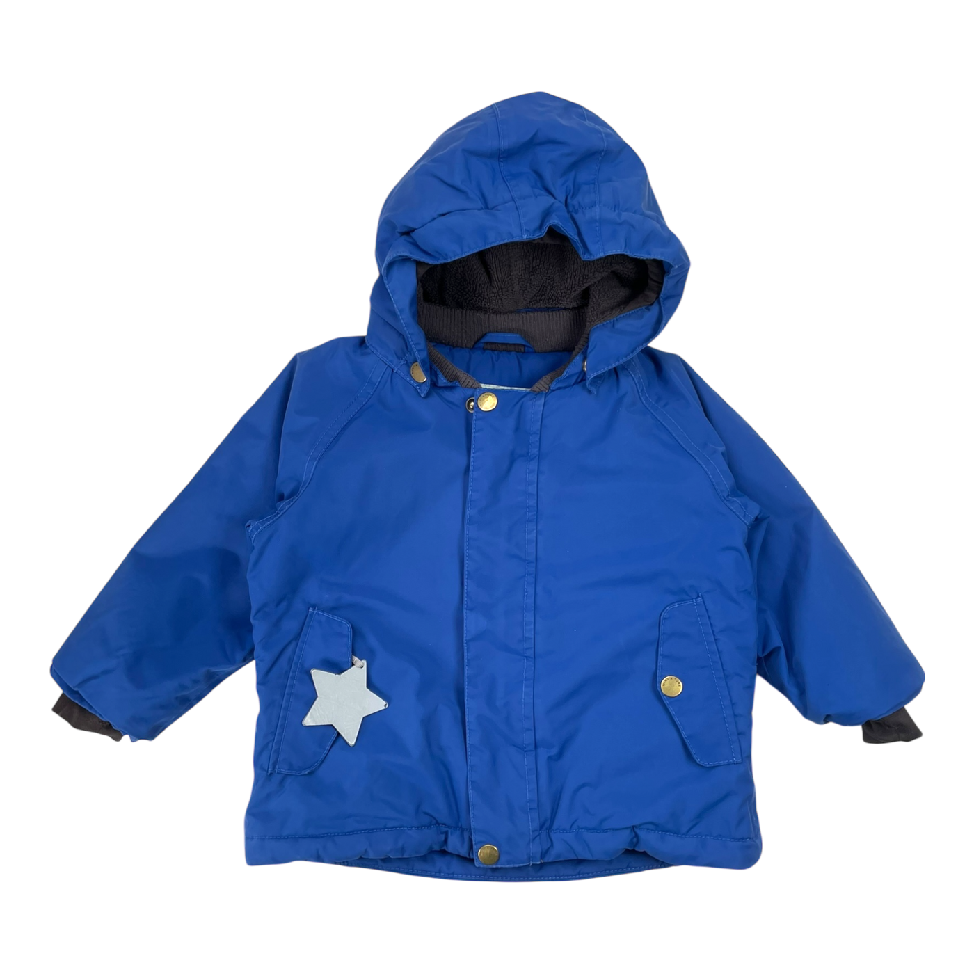 Mini A Ture fleece lined winter jacket, blue | 86cm