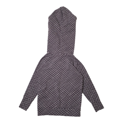 Papu sweat hoodie, grid | 122/128cm