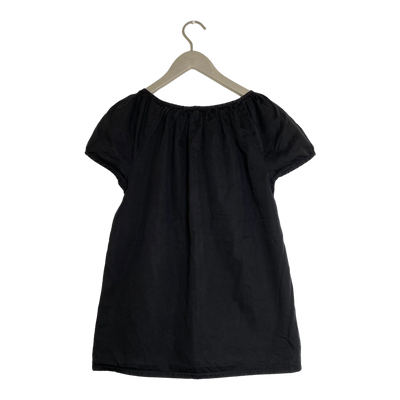 Marimekko woven t-shirt, black | woman S