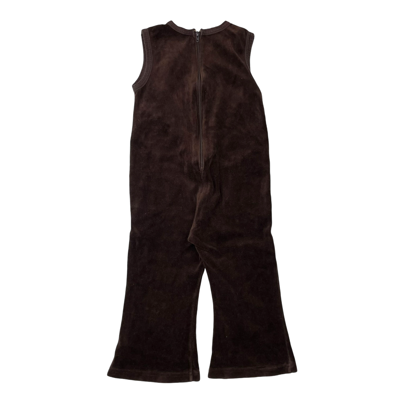 Metsola velour suit, chocolate | 86cm