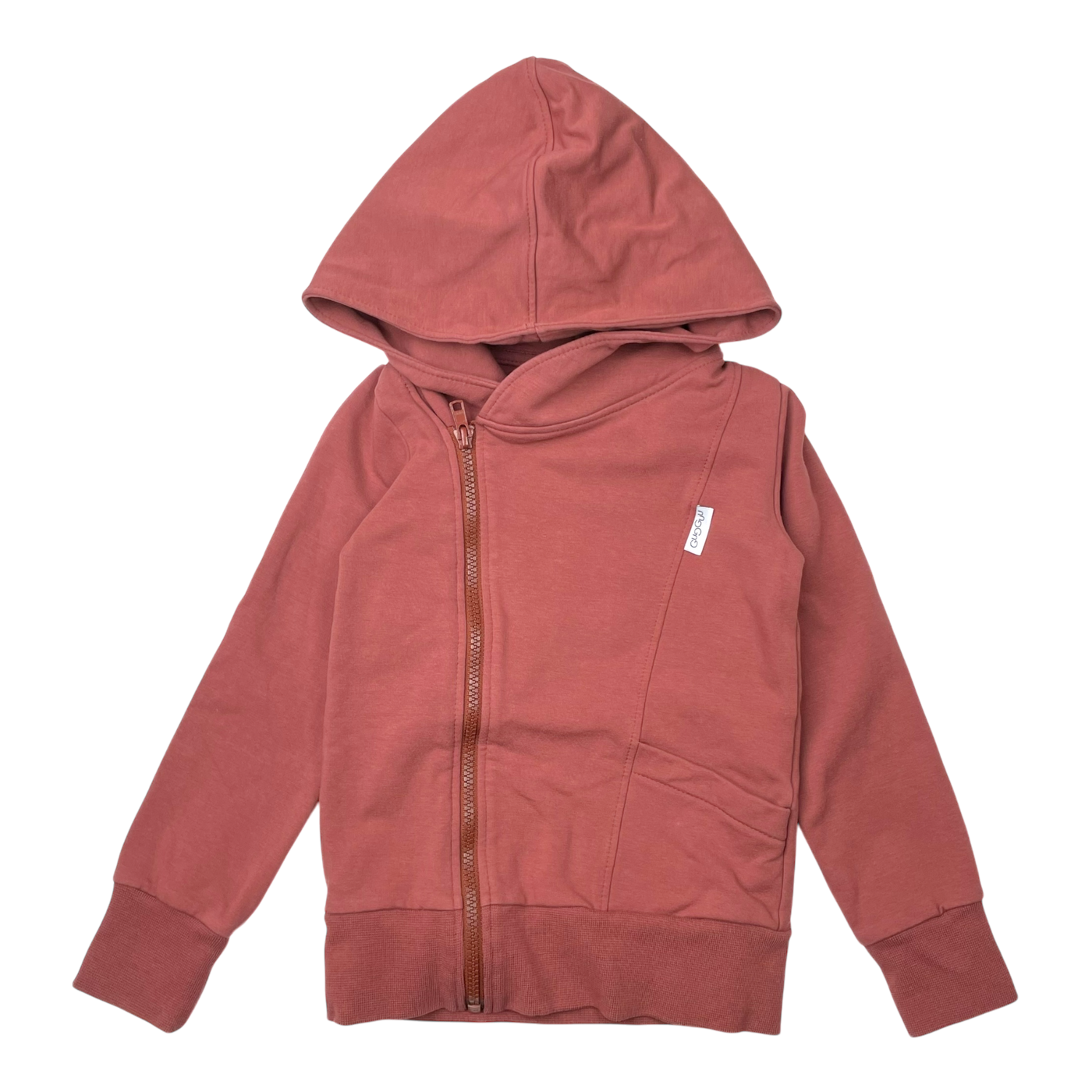 Gugguu zipper hoodie, wine | 104cm