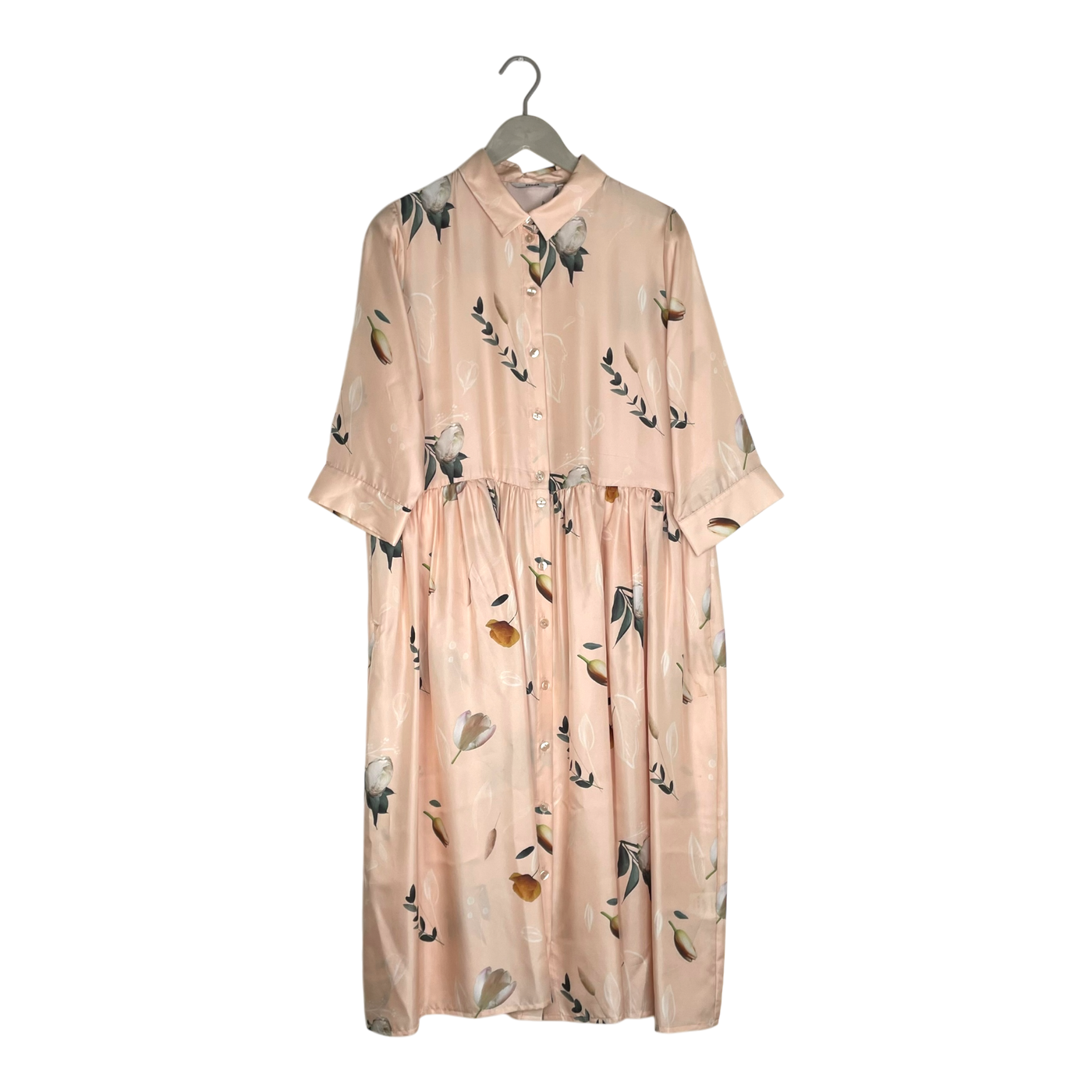 Uhana silk sincere dress, summer wind champagne | woman XL