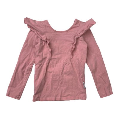 Gugguu frill shirt, pink | 92cm