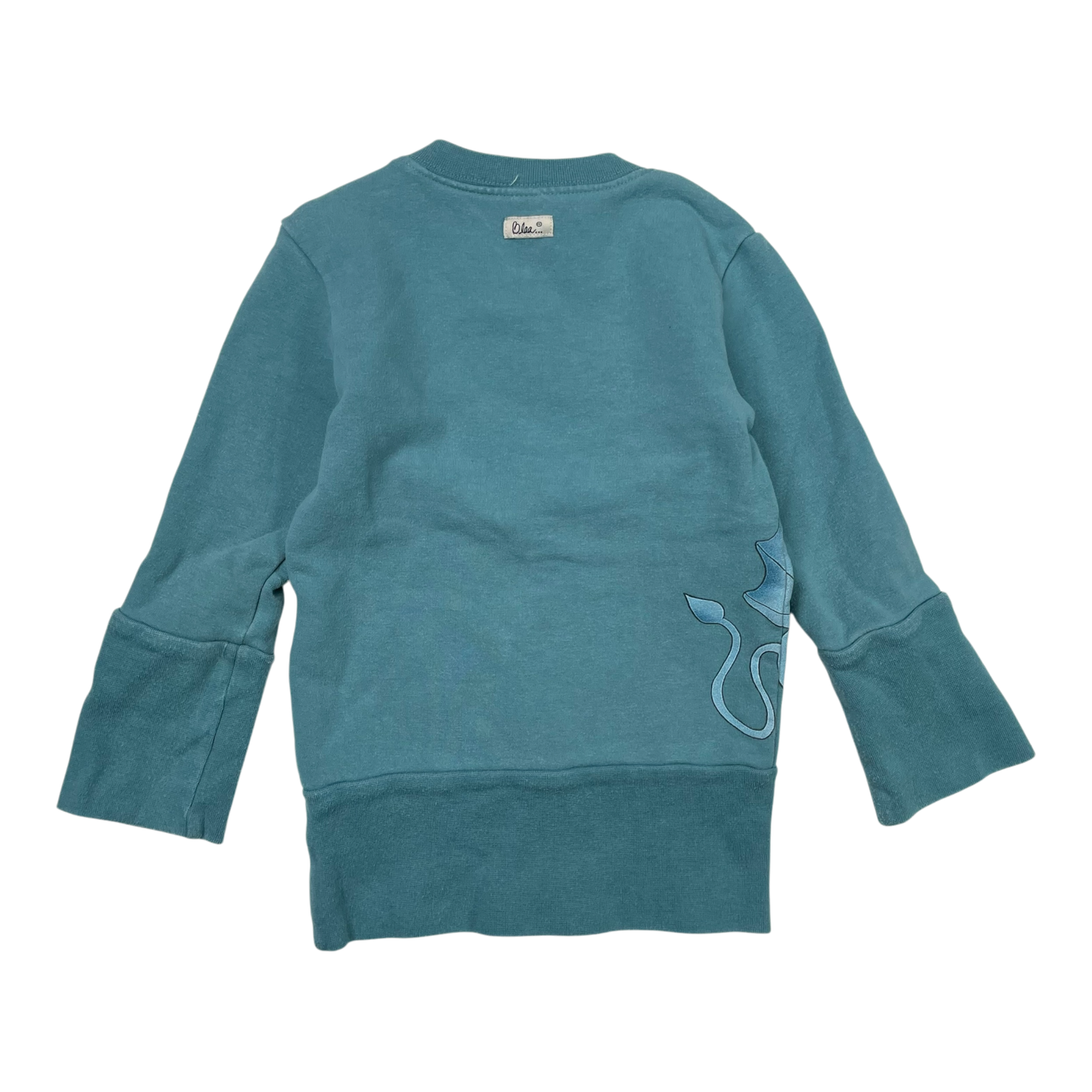 Blaa sweatshirt, dragon | 74/80cm