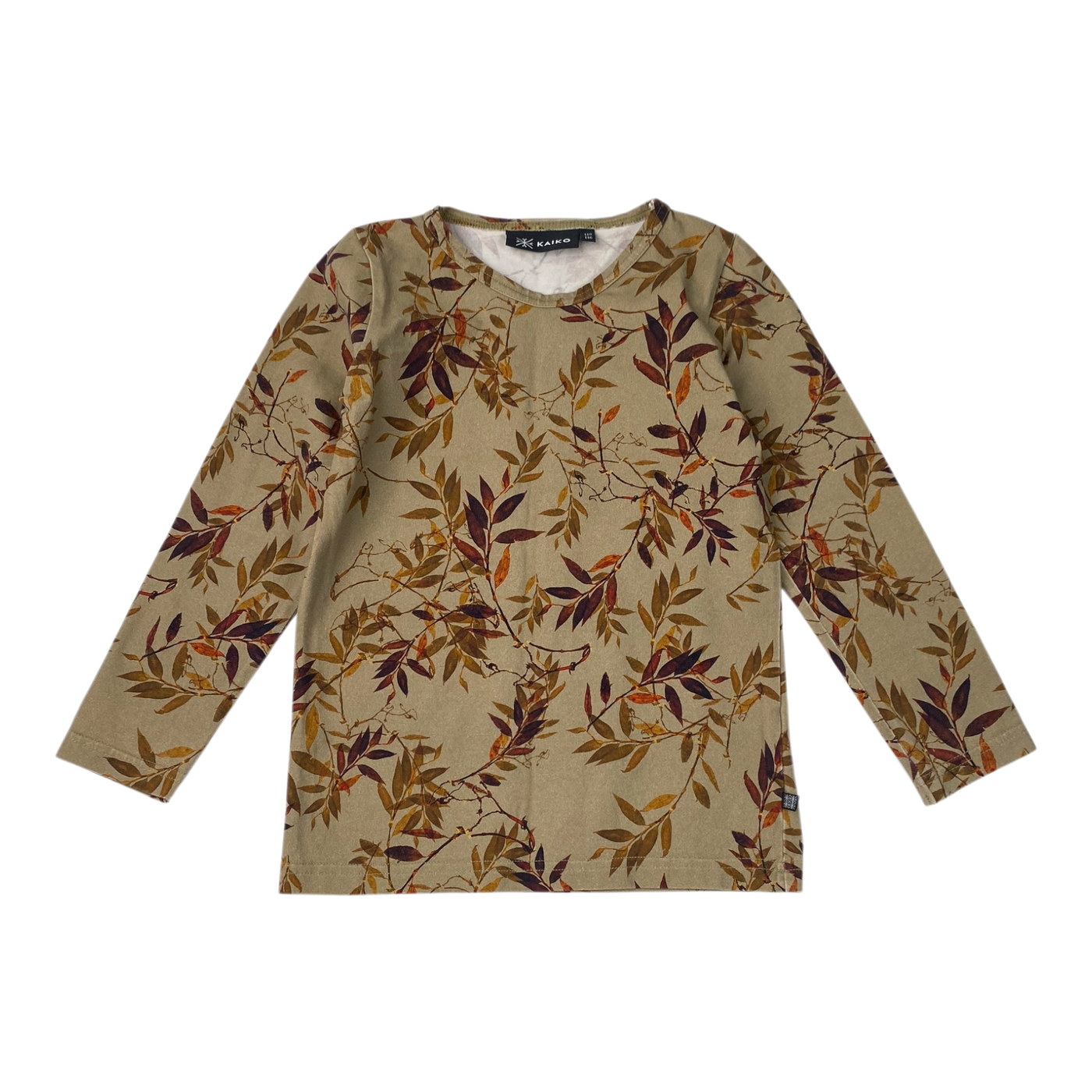 Kaiko shirt, leaves | 110/116cm