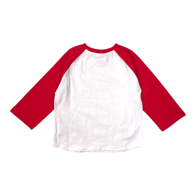 Laiska Ebba baseball shirt, red | 122/128cm