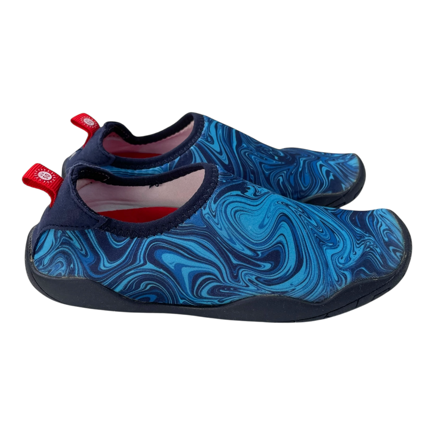 Reima lean swimming shoes, blue swirls | 30