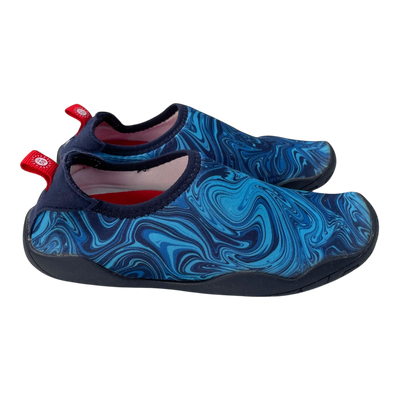 Reima lean swimming shoes, blue swirls | 30