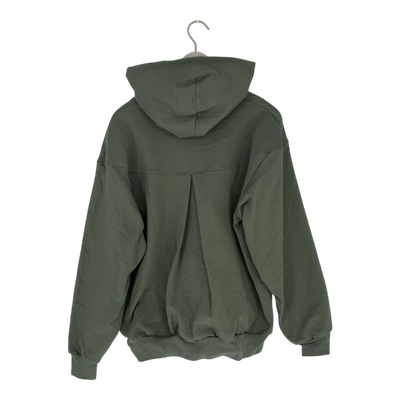 Ommellinen hoodie, moss green | woman M/L