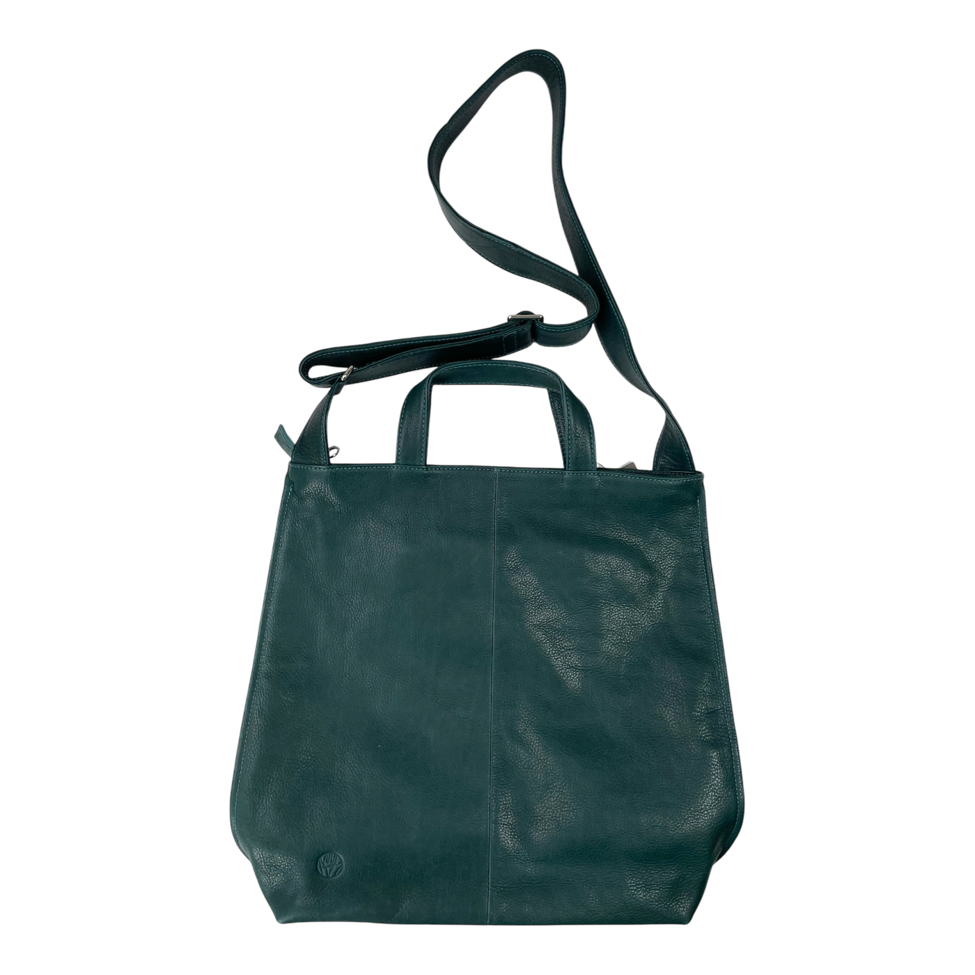 Harold's Bags leather shopper bag large, petrol