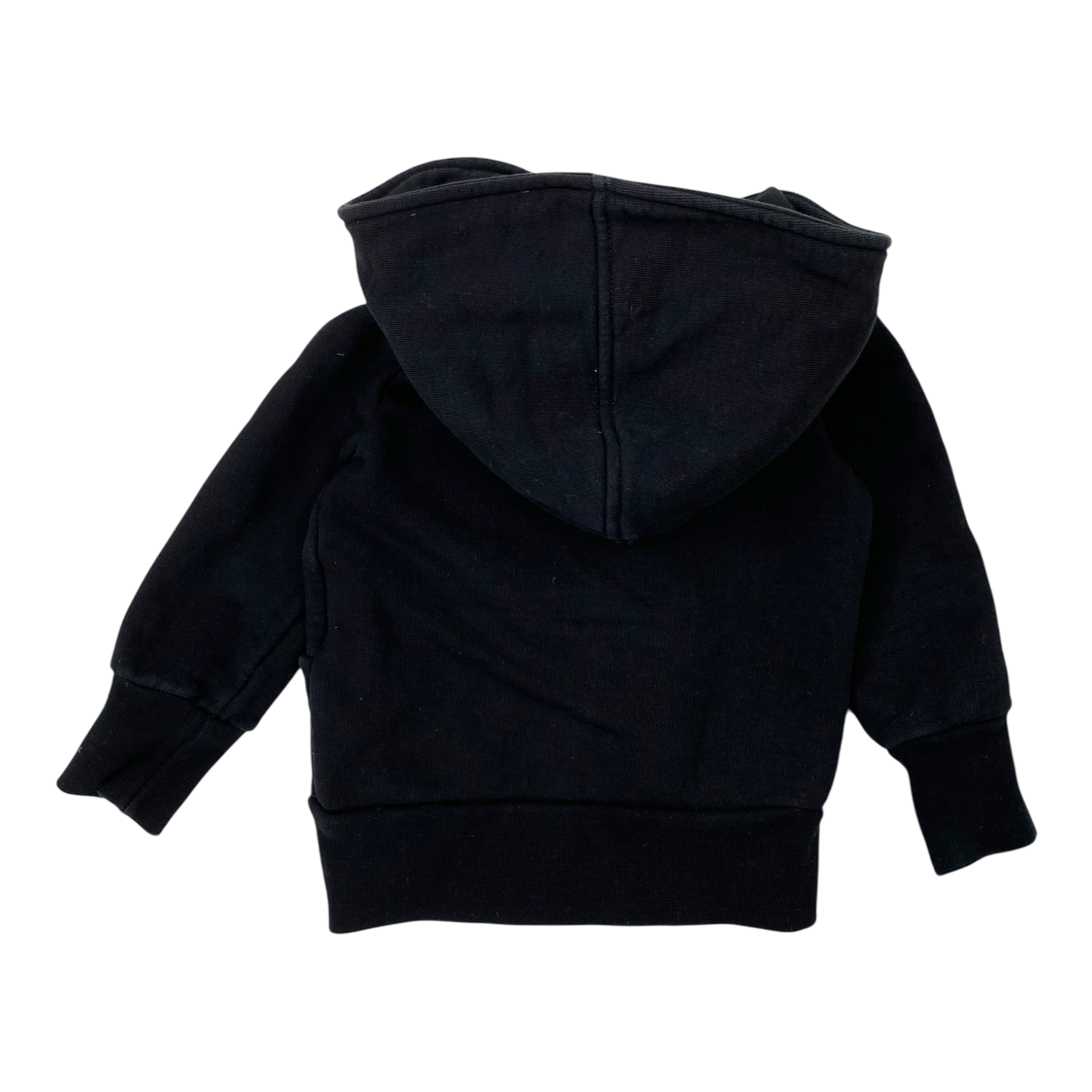 Gugguu zipper hoodie, black | 80cm