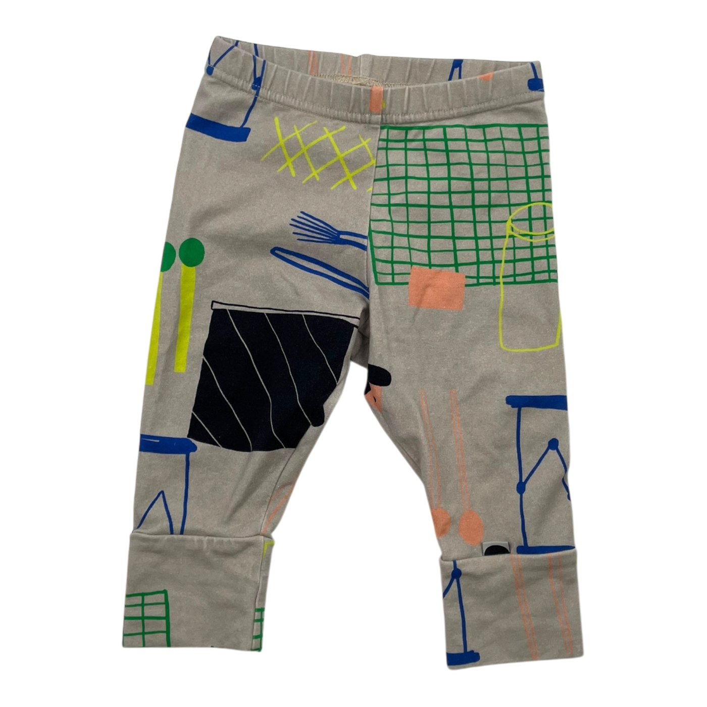 Papu leggings, grey | 62/68cm