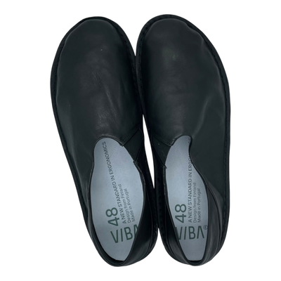 VIBAe Zuma leather shoes, preto black | 48