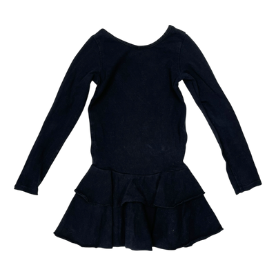 Gugguu frilla dress, black | 104cm