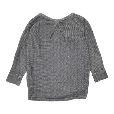 Aarre sweatshirt, black and white | 134/140cm