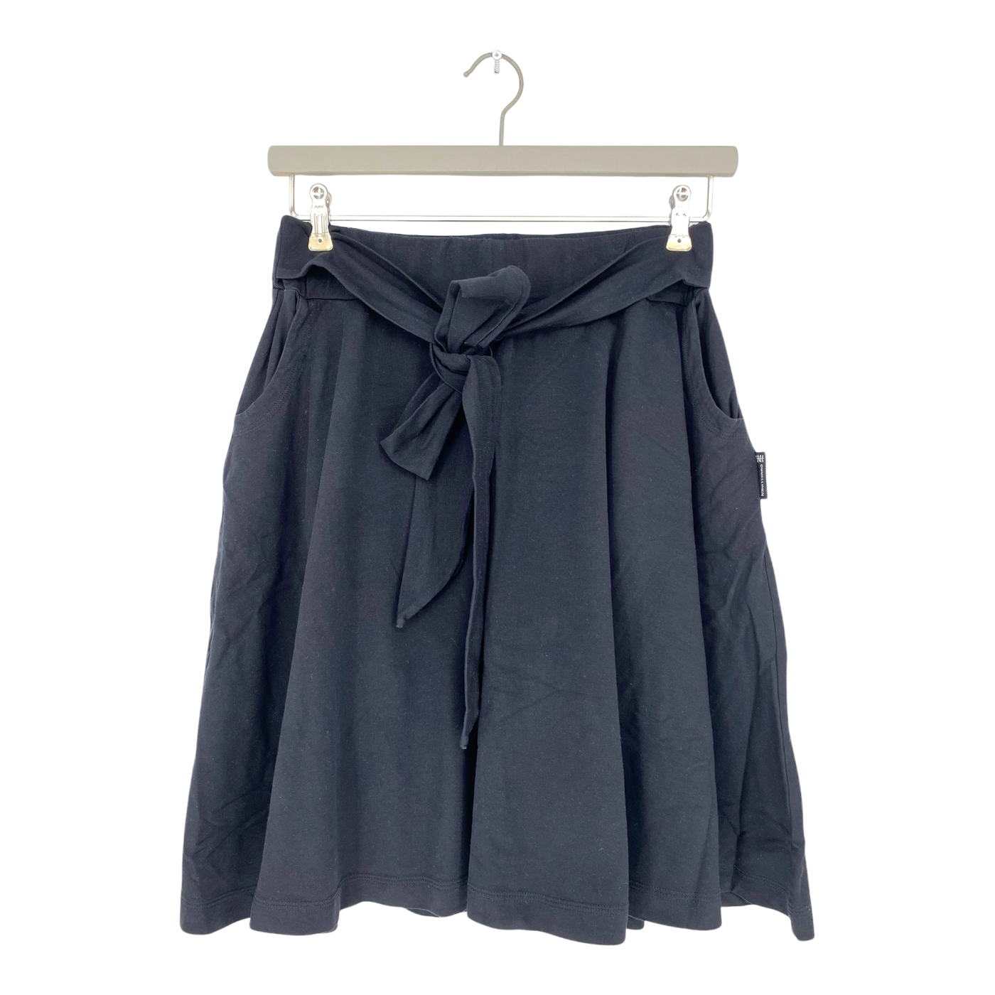 Ommellinen belted skirt, black | woman L