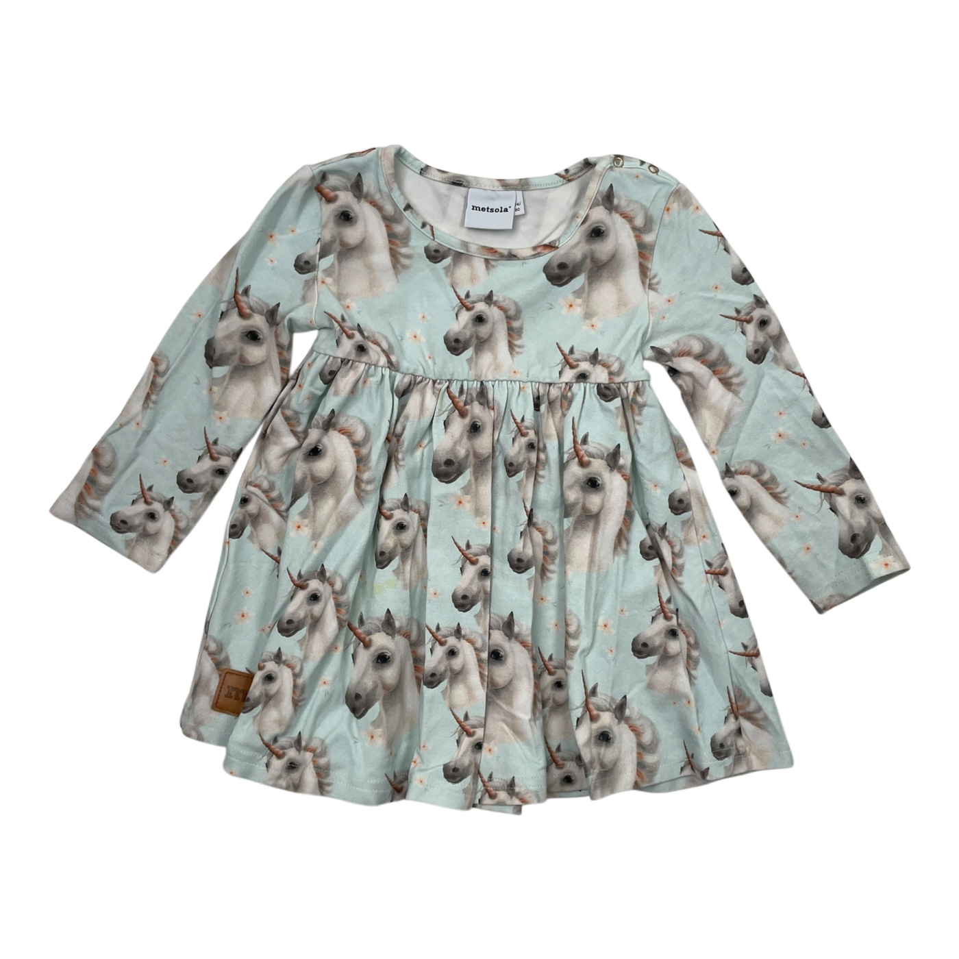 Metsola dress, unicorn | 74/80cm
