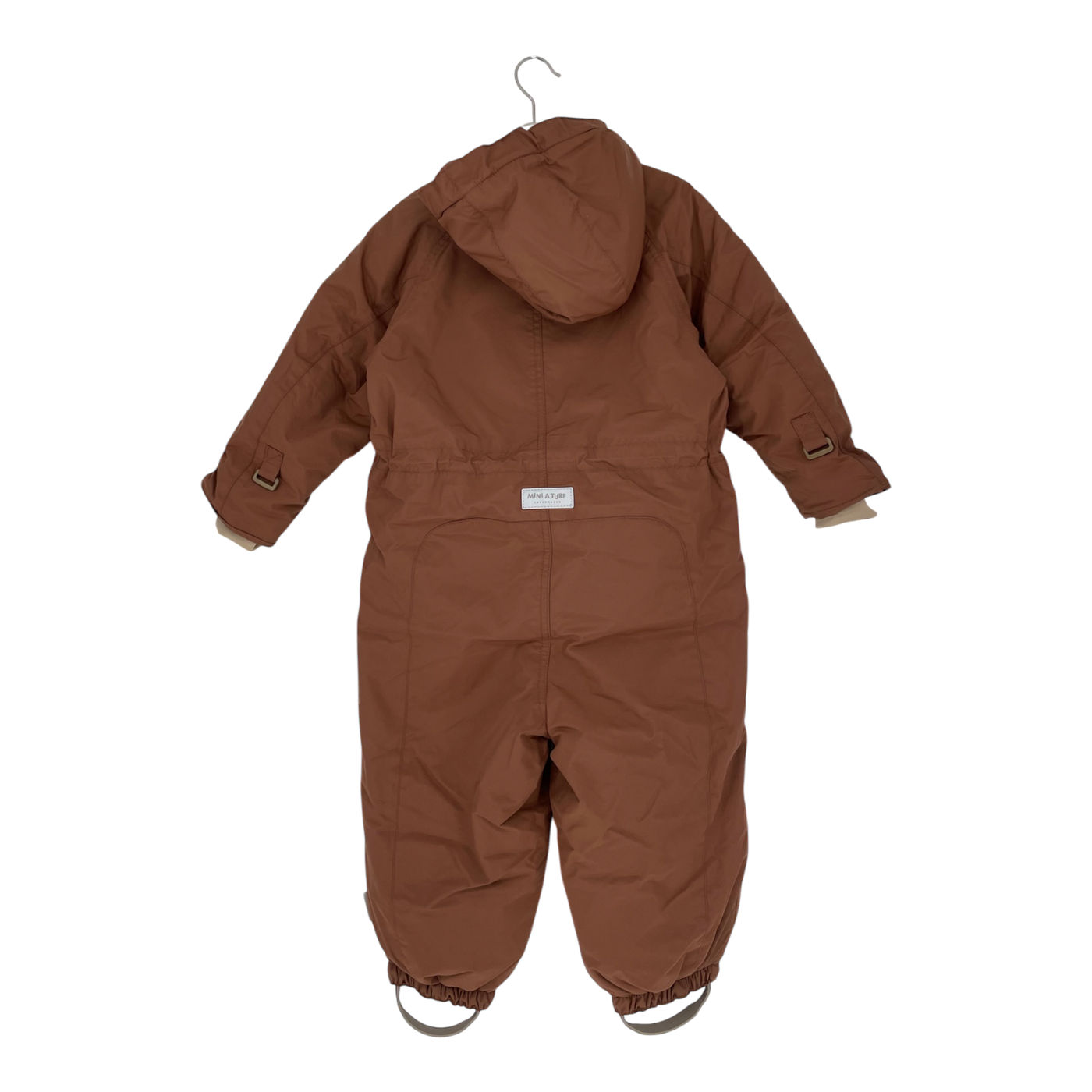Mini A Ture matwisti fleece lined snowsuit, brown | 98cm