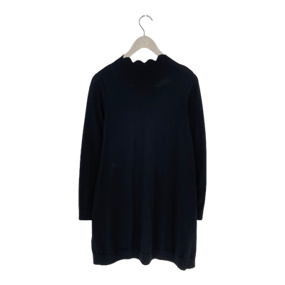 COS knit tunic dress, black | woman XS