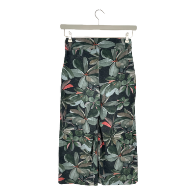 Ommellinen cropped belted culottes, leafs | woman XS