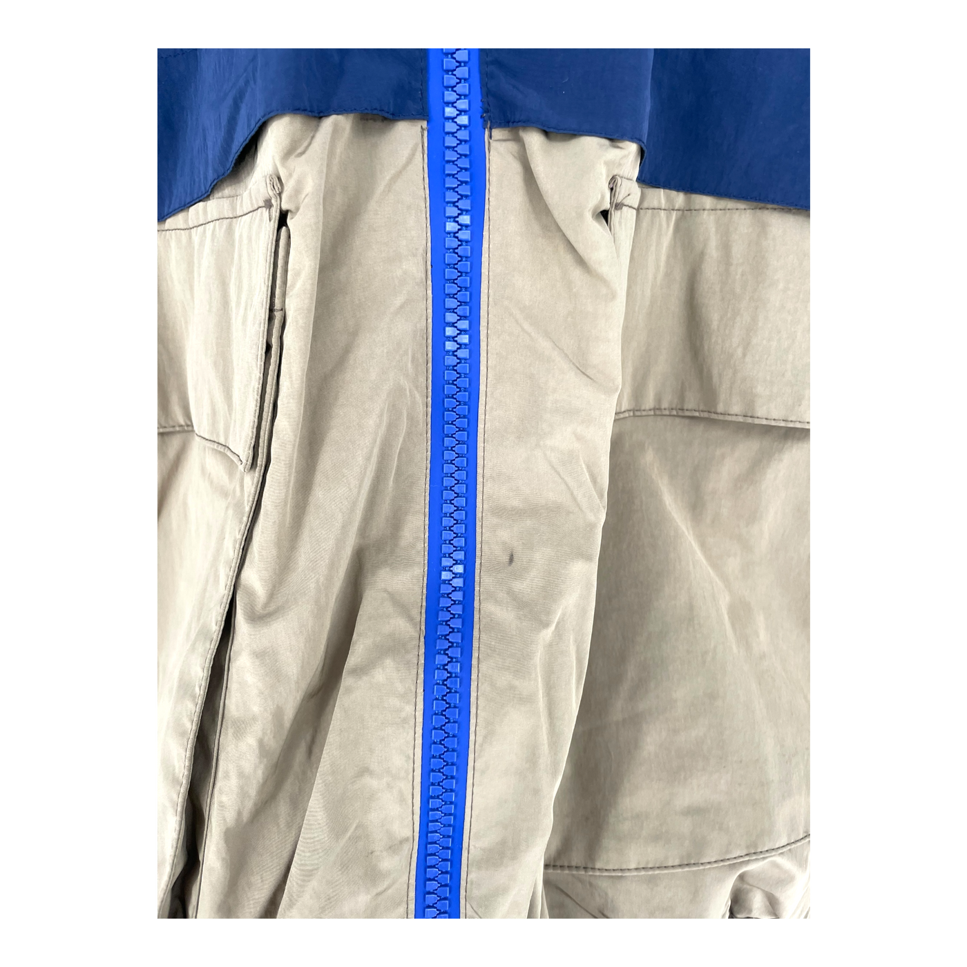 Embassy of Bricks and Logs dhola rain jacket, blue/green | unisex L