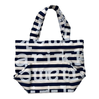 Marimekko ahkera canvas bag, stripe | small
