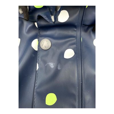 Reima kaste rain coat, navy blue | 128cm