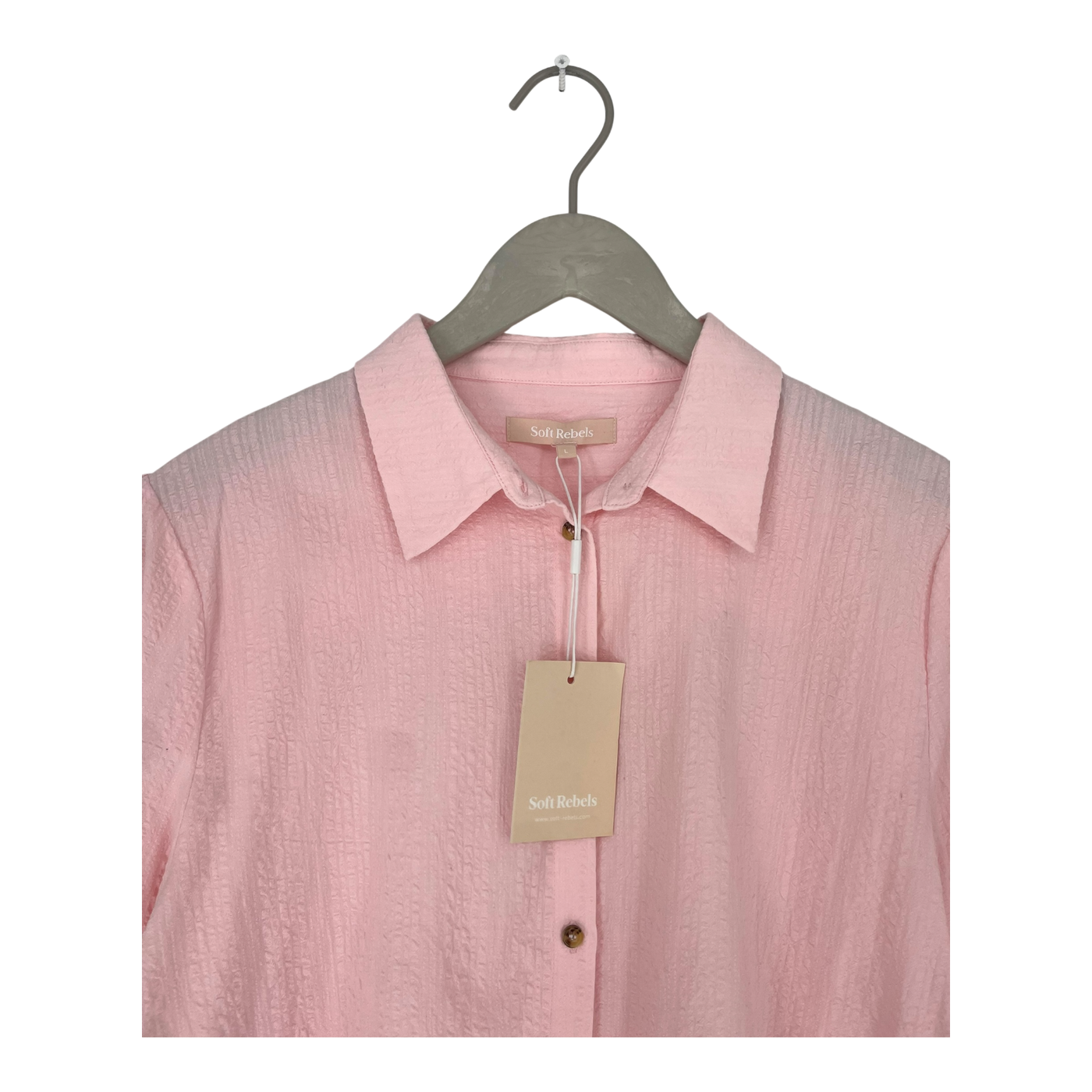 Weiche Rebellen Ser 3/4 Ärmelhemd, Pink | Frau l
